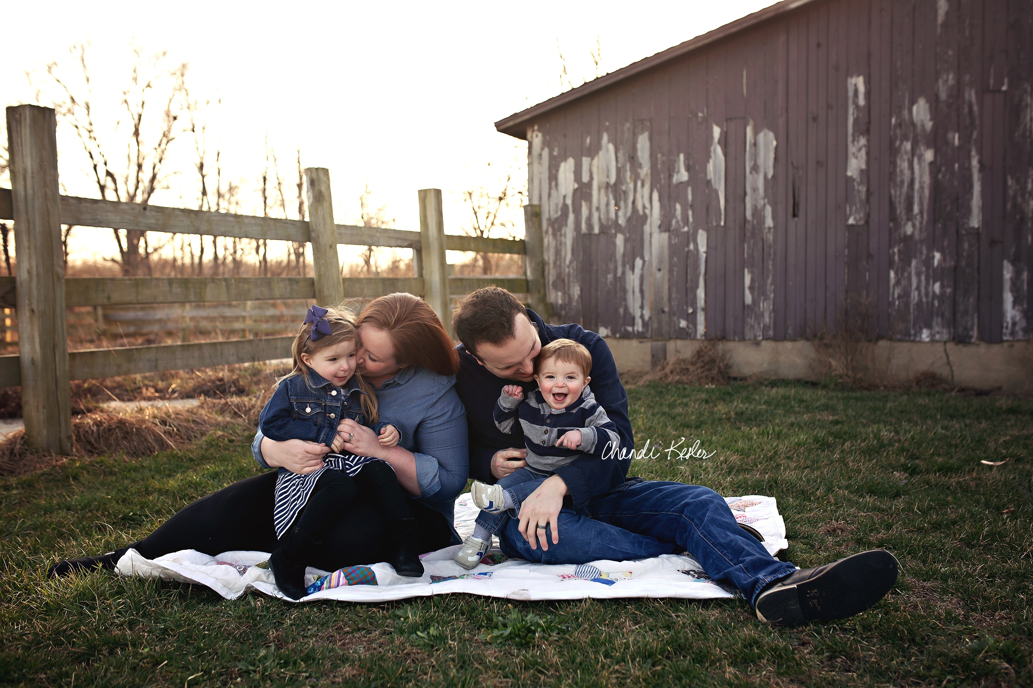Family Session with Edwards Family | Fairbury IL Family Champaign IL Photographer