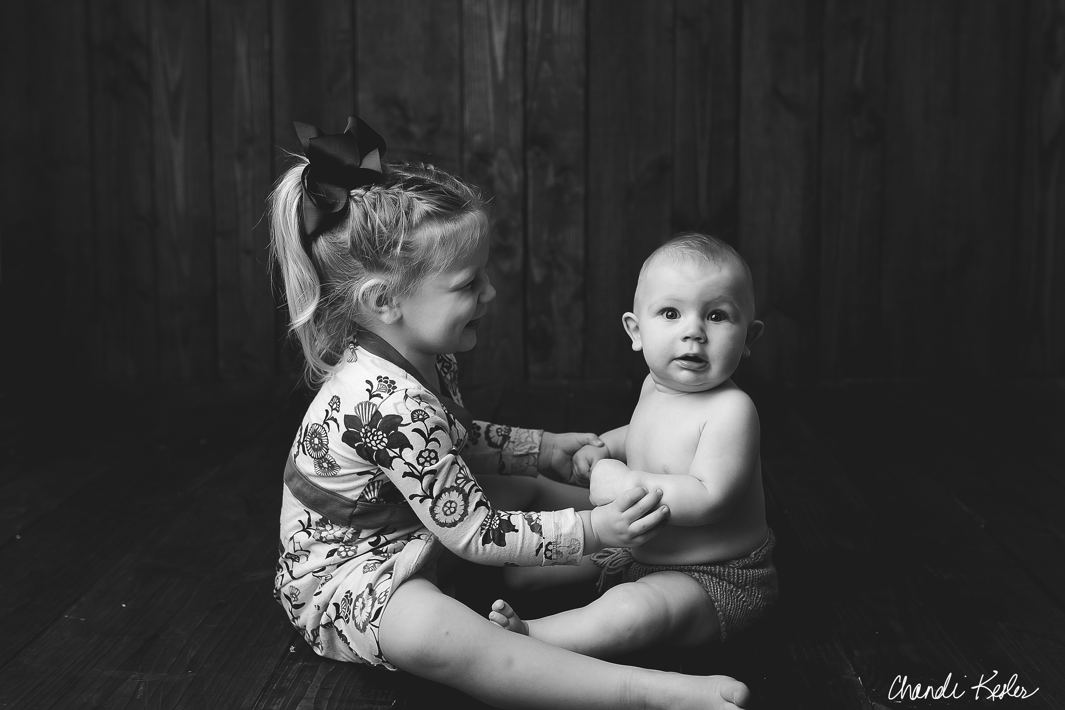 Griffin’s 6 Month Milestone Session + McKenna’s 3 Year Old Session | Mackinaw IL Photographer