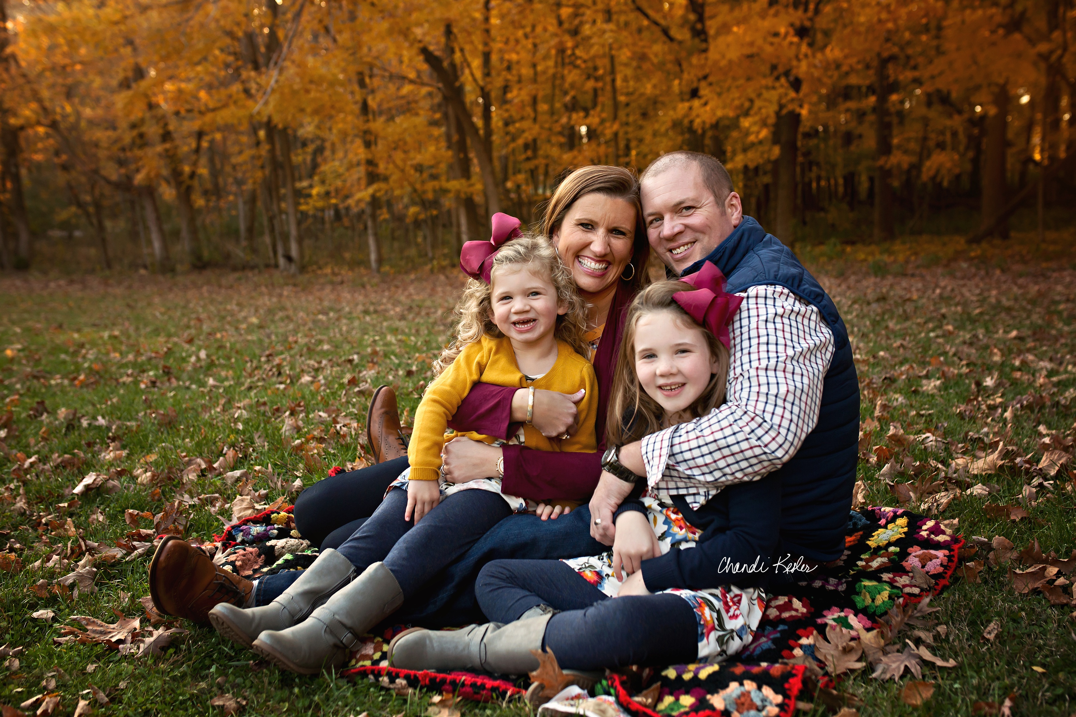 Peoria IL Family Photographer | Chandi Kesler Photography | Fall Pictures Bloomington IL