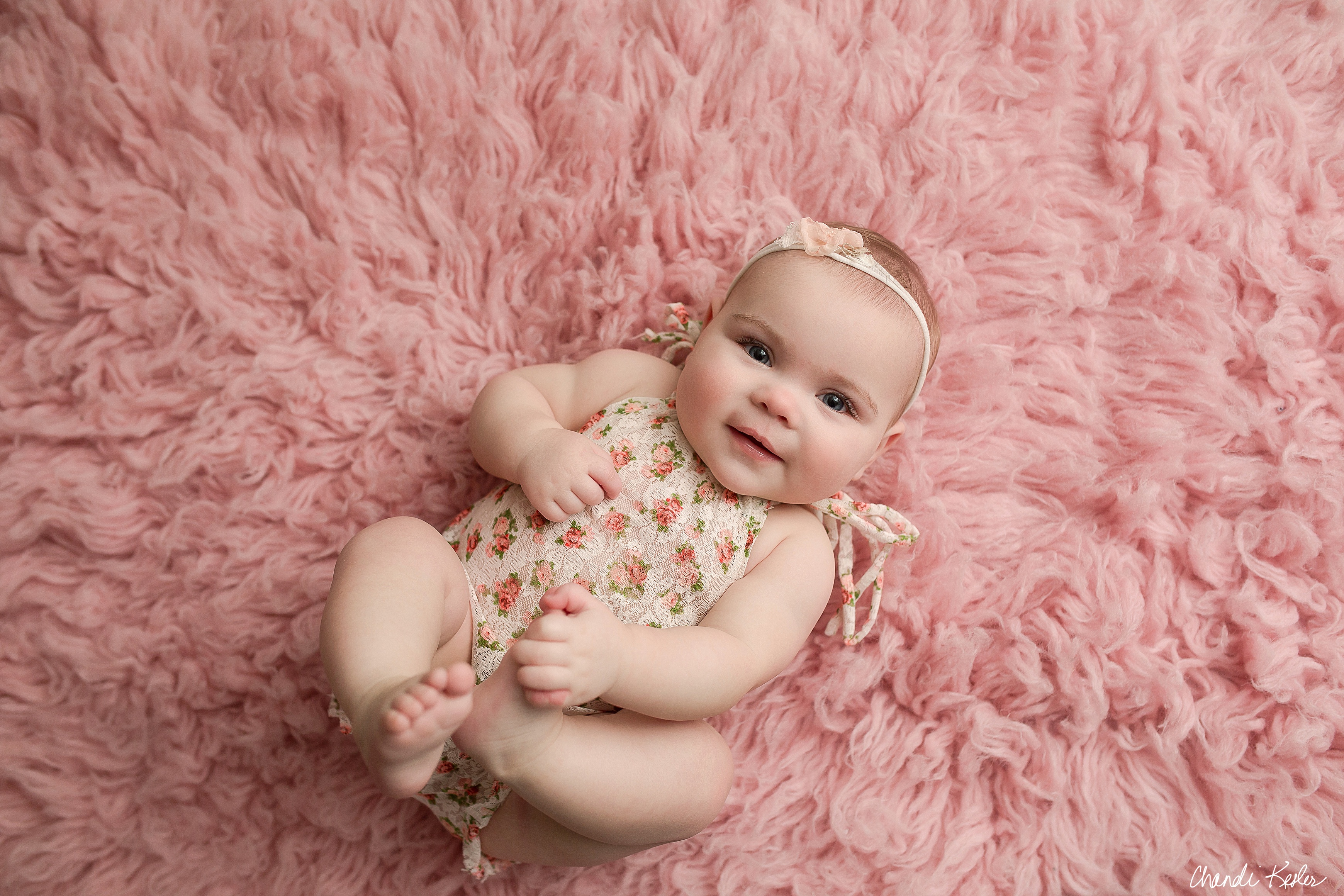 6 Month Baby Session with Annelise | Fairbury IL Baby Darien IL Newborn Photographer